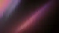 Warm peach upper left, cool violet center, and dusty pink lower band crossing a fractal slat lattice, Fractal Bloom wallpaper