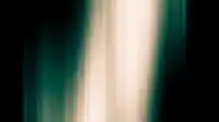 Vertical cream and dark teal bars stream top to bottom, grainy motion bands on a dark gradient, Hero Bands wallpaper