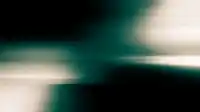 Cream highlights bookend a black core, horizontal teal motion bands cutting across, grainy Hero Bands wallpaper