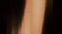 Vertical peach and copper bars rise out of black, grainy warm motion bands, Hero Bands wallpaper