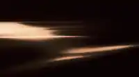 Layered peach beams slide across black space, warm grainy hero gradient with horizontal motion, Hero Bands background
