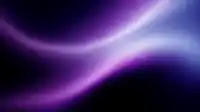 Wide horizontal S-curve of violet glow sweeping across deep black, calm Hero Haze hero gradient wallpaper
