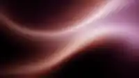 Wide horizontal S-curve of rose-copper glow sweeping across deep black, warm Hero Haze hero gradient wallpaper