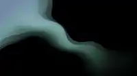 Sage green wave flowing from upper left across the frame into a tapered tail, ink-black surround, Wave Strata wallpaper