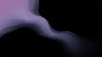 Lavender wave flowing from upper left across the frame into a tapered tail, ink-black surround, Wave Strata wallpaper