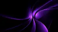 Spiral pinwheel of magenta silk folds converging on a luminous core, ink-black void around the swirl, Velvet Triad wallpaper
