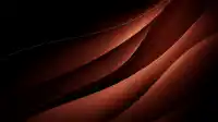 Diagonal copper folds rise right with thin lit edges across matte black, warm minimalist background from the Velvet Triad set